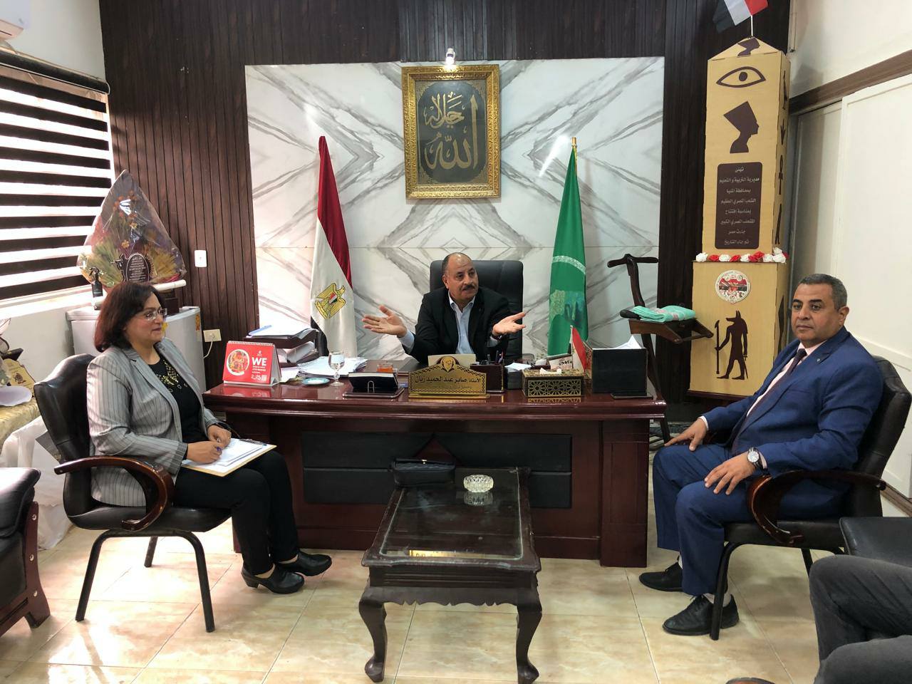 وكيل وزارة التعليم يتابع الادارات