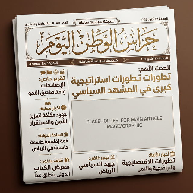 العدد رقم 1 - حراس الوطن اليوم